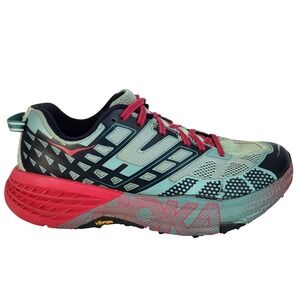 Hoka One One Speedgoat 2 Shoes Women's 11 Blue Trail Hiking Running Sneakers